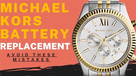 tool to open michael kors watch|Michael Kors Watch battery chart.